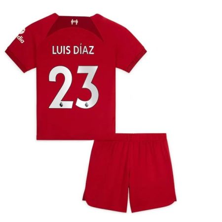 Camisola Liverpool Luis Diaz 23 Criança Equipamento Principal 2022-23